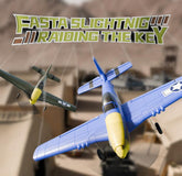 2.4GHz RC Fixed Wing Plane Brushless Motor Starter RC Hobby Kit RTF Gyro-Assist for Beginners Electric Foam Plane